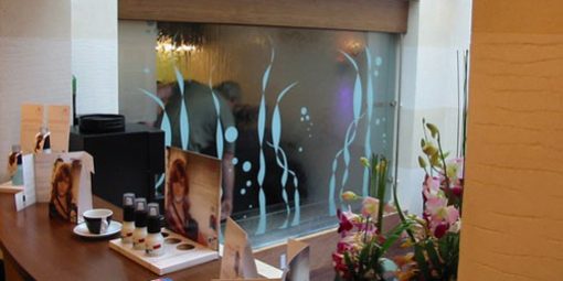 Glass Water Wall